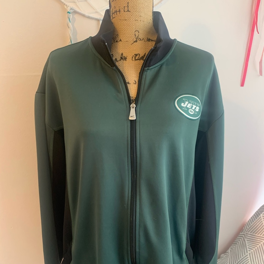 Men’s Nike NY Jets long sleeve zip-up